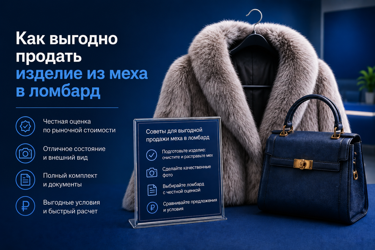 Как выгодно продать изделие из меха в ломбард?