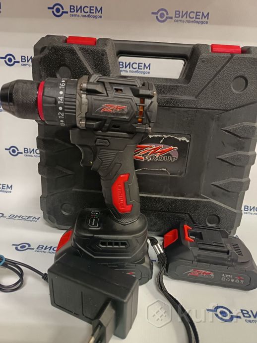 Шуруповерт аккумуляторный ударный 21V Zm group