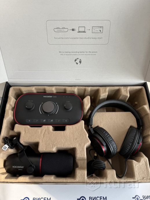 Студийный комплект Focusrite Vocaster Two Studio