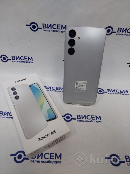 Телефон Samsung Galaxy A16 SM-A165F 4GB/128GB (серебристый)