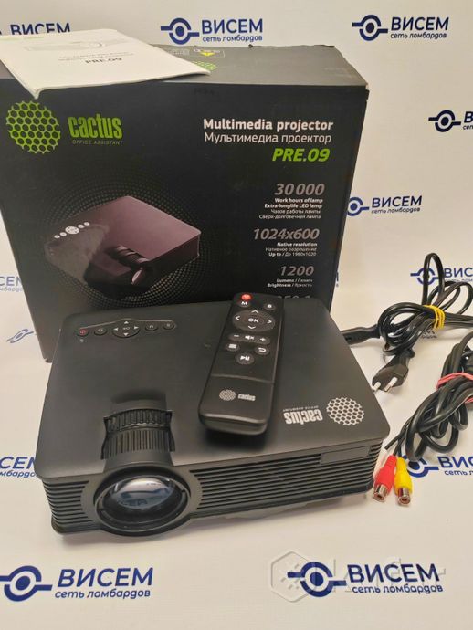 Проектор CACTUS CS-PRE.09B.WVGA-W