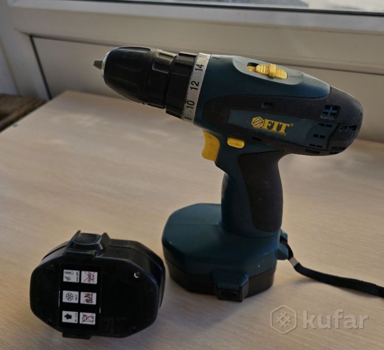 Аккумуляторная дрель-шуруповерт FIT CD-18 KC2