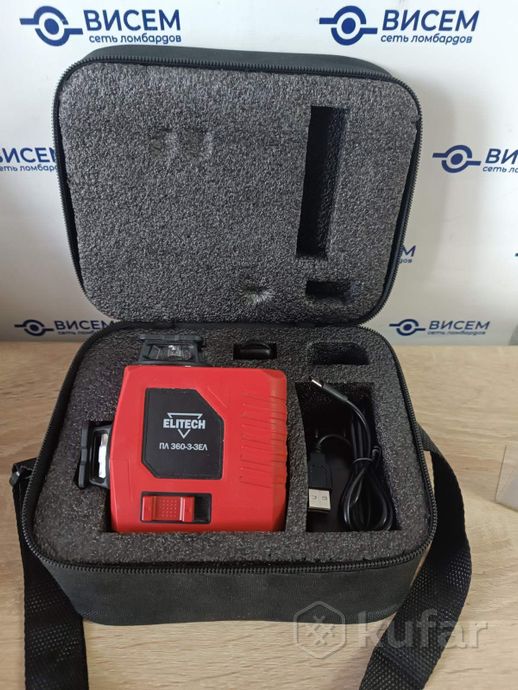 Лазерный нивелир ELITECH ПЛ 360-3-ЗЕЛ