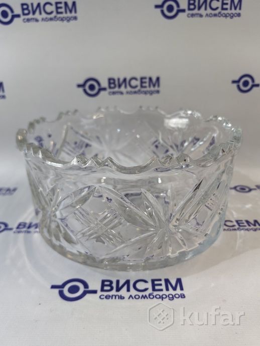 Конфетница хрустальная