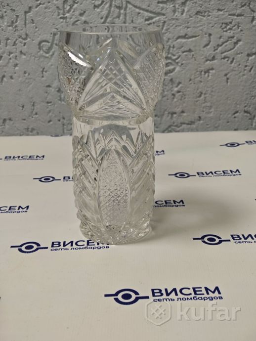 Ваза хрустальная