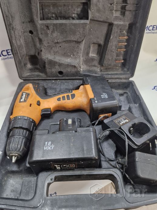Дрель-шуруповерт Defort DCD-18Nx2D