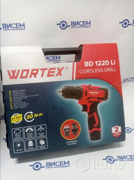 Дрель-шуруповерт Wortex BD 1220 Li