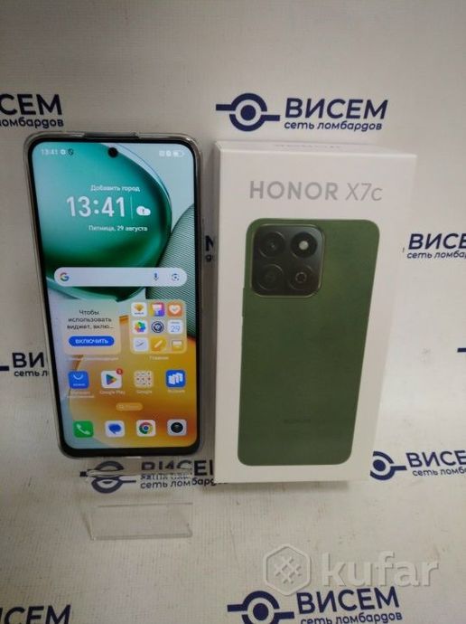 Смартфон Honor x7c, 6/128GB на гарантии