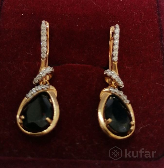 Серьги, серебро 925 пробы, вес 4,16гр.