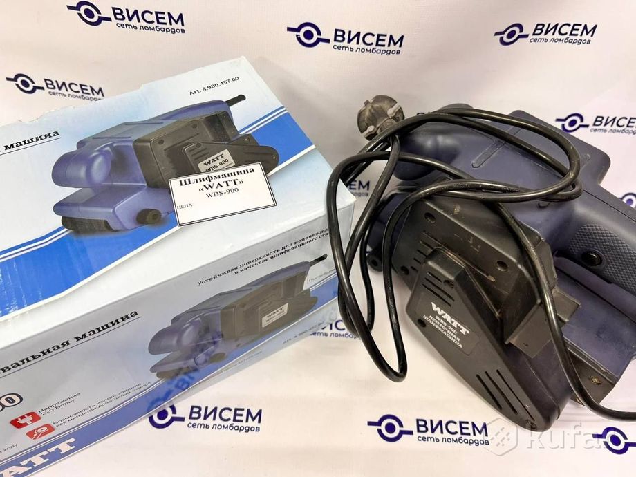Ленточная шлифмашина WATT WBS-900