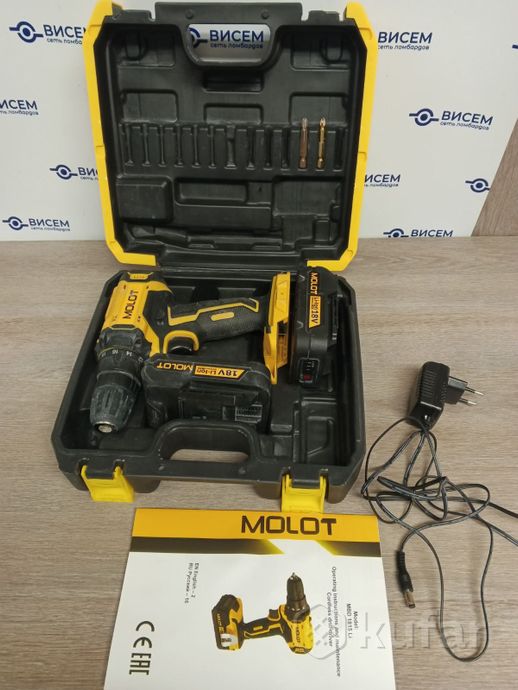 Шуруповерт Molot MBD 1815 Li