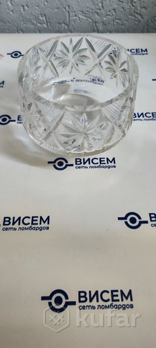 Конфетница хрустальная