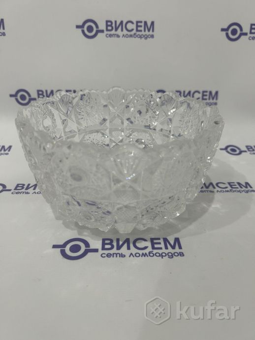 Конфетница хрустальная