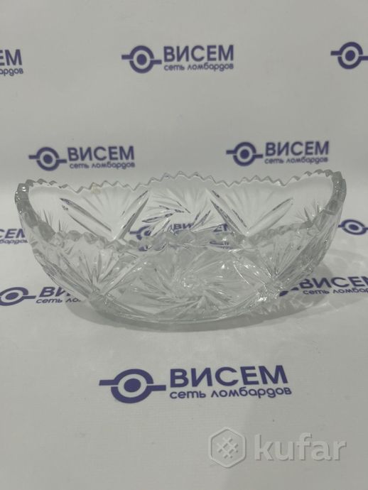 Конфетница хрустальная