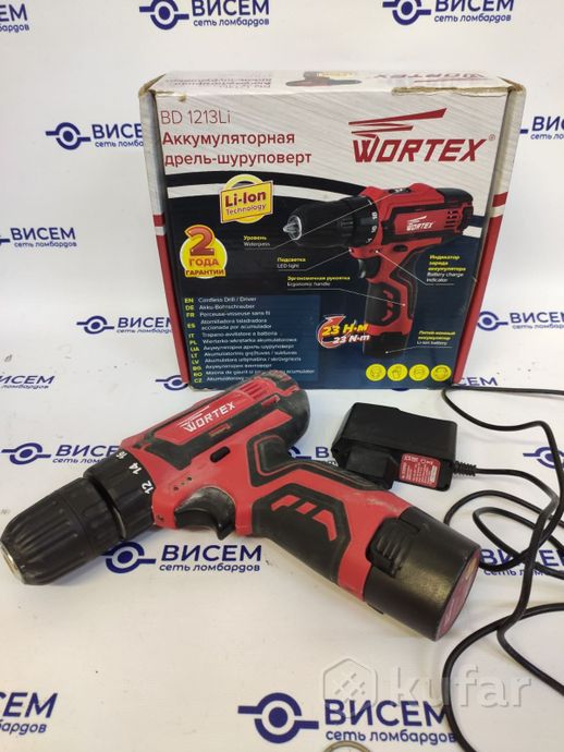 Дрель-шуруповерт Wortex BD 1213