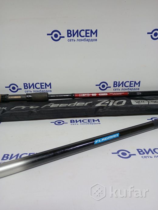 Комплект удилище фидерное Zemex + ручка подсака штекерная Flagman