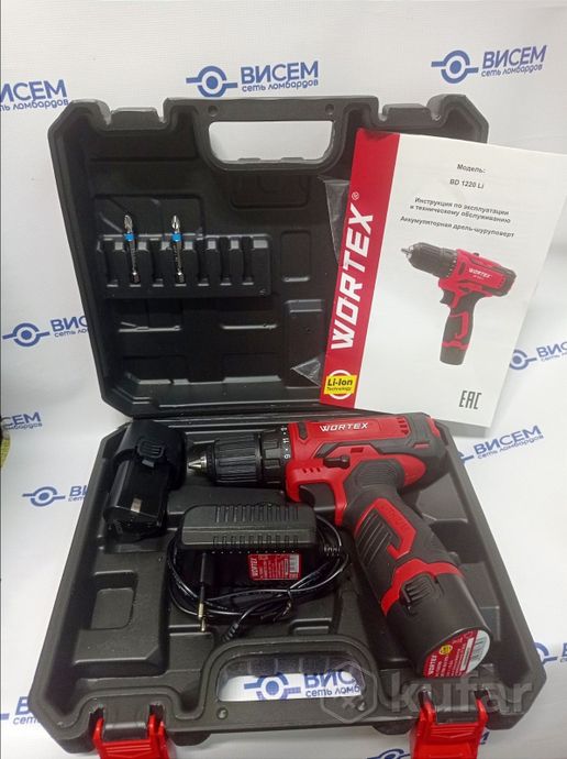 Дрель-шуруповерт Wortex BD 1220 Li