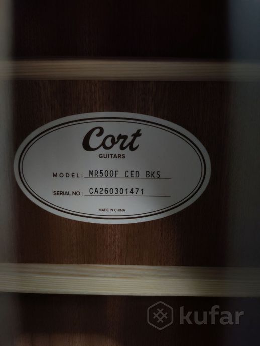 Электроакустическая гитара CORT MR500F-CED-BKS MR Series