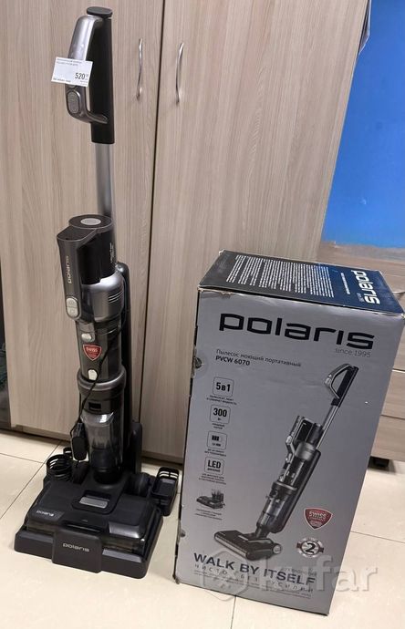 Вертикальный моющий пылесос Polaris PVCW 6070