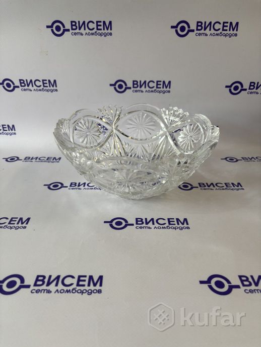 Конфетница хрустальная