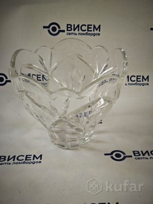 Конфетница хрустальная