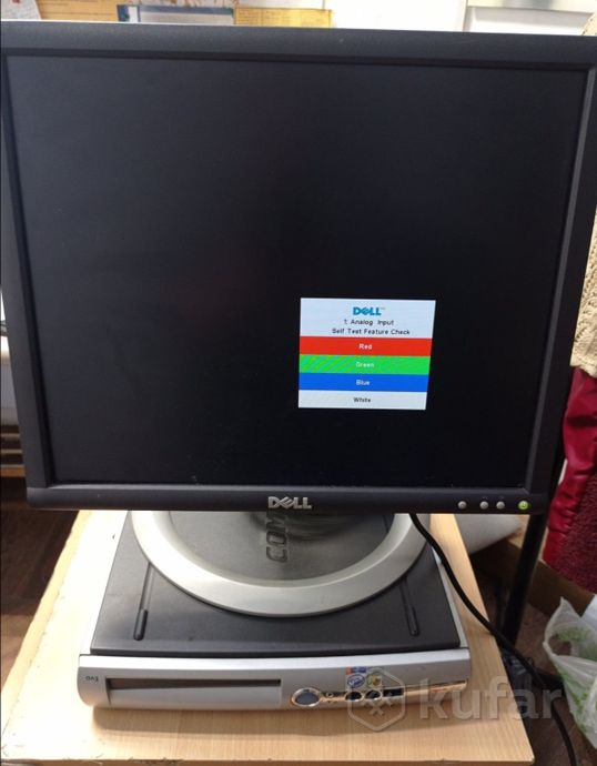 Системный блок HP Compaq (монитор Dell 1704FPV+клавиатура)