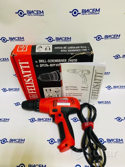Дрель-шуруповерт сетевая Felisatti ДШ-10/260Э