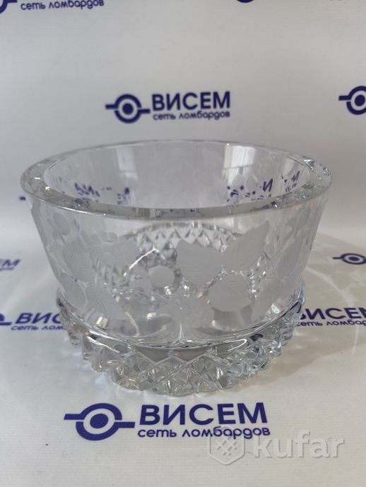 Конфетница хрустальная