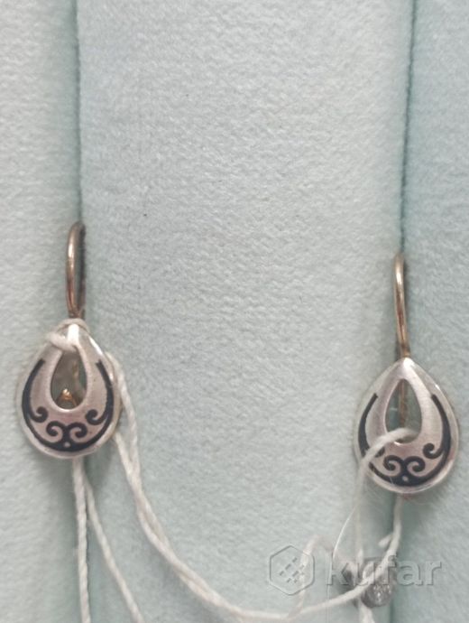 Серьги. Серебро 925 пр. Вес 1,63 гр.