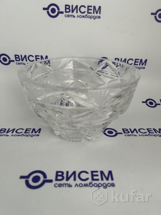 Конфетница хрустальная