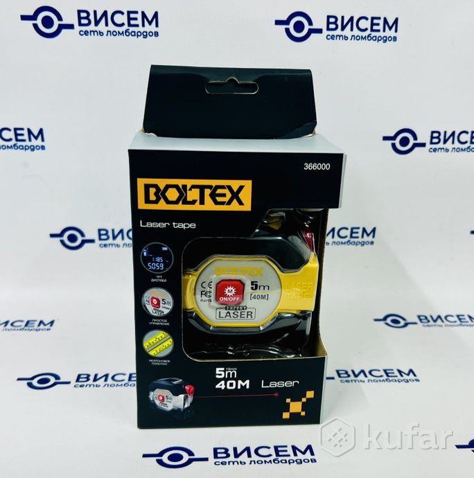 Рулетка с лазерным дальномером Boltex
