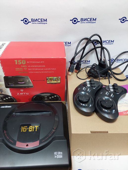 Игровая приставка Retro Genesis HD Ultra (2 геймпада, 150 игр)