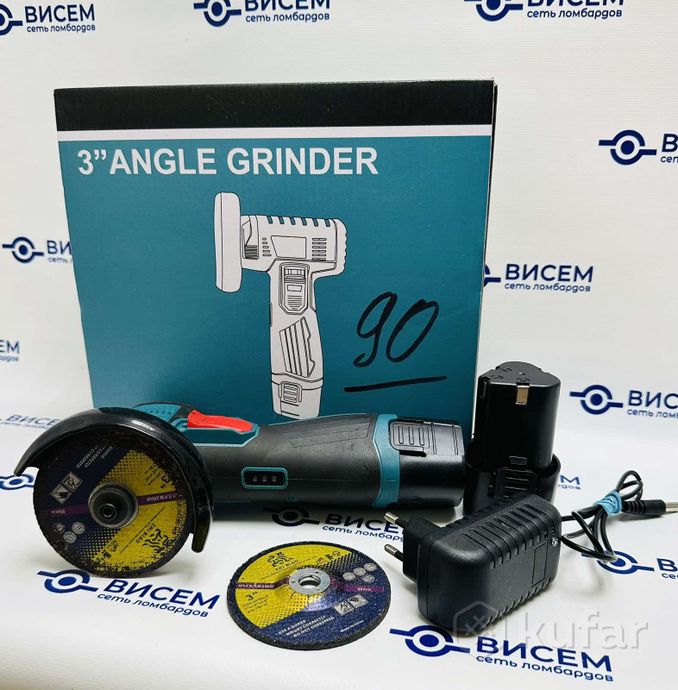 Угловая аккумуляторная шлифмашина мини Electric Angle Grinder