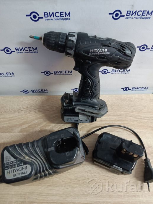 Аккумуляторный шуруповерт Hitachi DS 14DVF3-TV